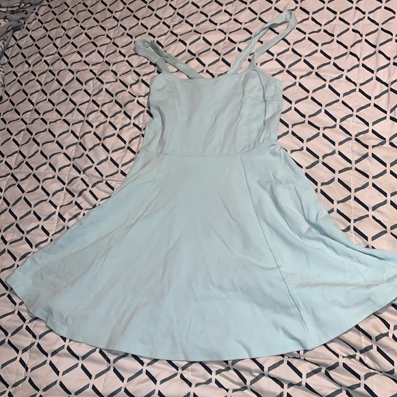 Divided H&M XS Mint Green Tennis Prep style strappy stretchy dress nwot - Picture 5 of 8